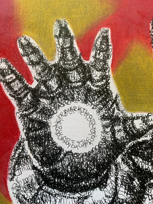 Iron Man Script Word Art