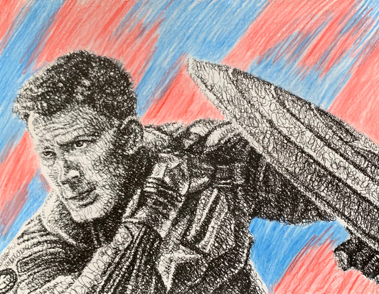 Winter Solider Script Word Art